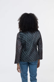 Lahriya Reversible Shibori Pure Silk Jacket - Last 1 left -Size 12