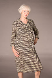Millie Dress Hand Block Printed In Pure Cotton