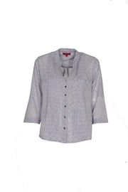 Kamal Pleat Shirt Hand Block Printed in Pure Cotton £59 - Now £45