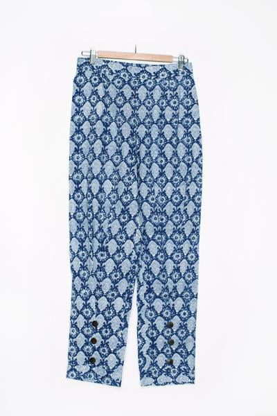 Malabar Pants Hand Block Printed Pure Cotton